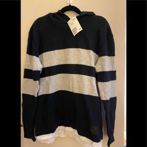 H&M Boys hooded striped sweater